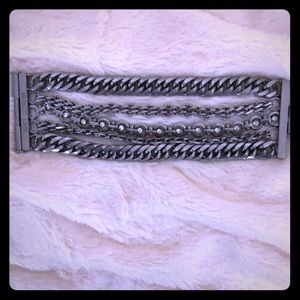 Juicy Couture Silver Stacked Bracelet